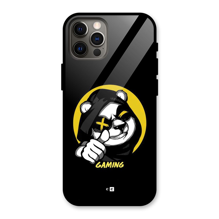 Gaming Panda Glass Back Case for iPhone 12 Pro