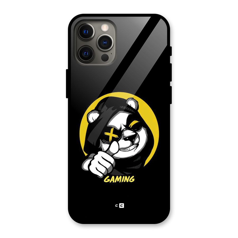 Gaming Panda Glass Back Case for iPhone 12 Pro Max
