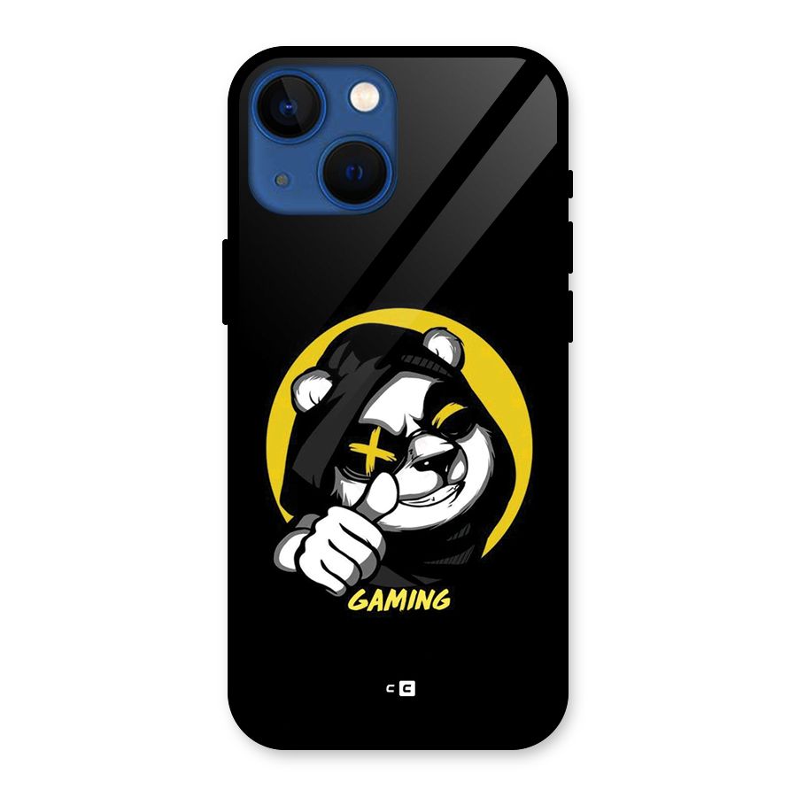 Gaming Panda Glass Back Case for iPhone 13 Mini