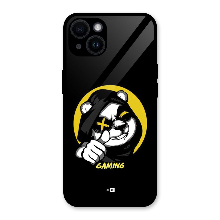 Gaming Panda Glass Back Case for iPhone 14
