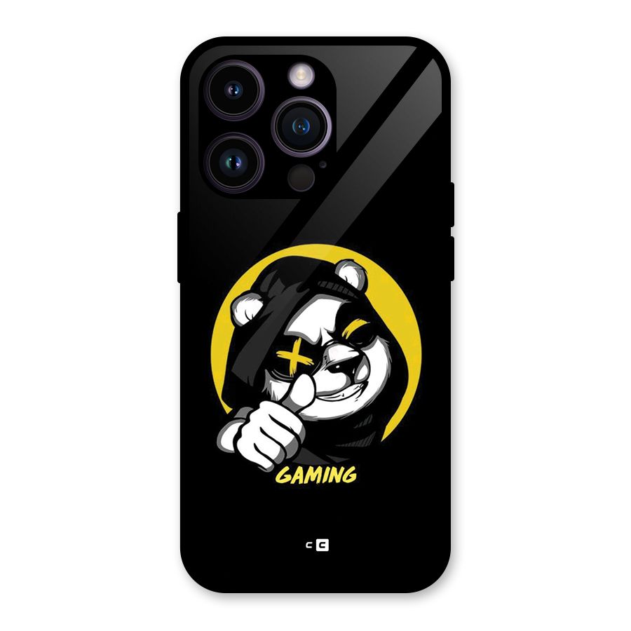 Gaming Panda Glass Back Case for iPhone 14 Pro