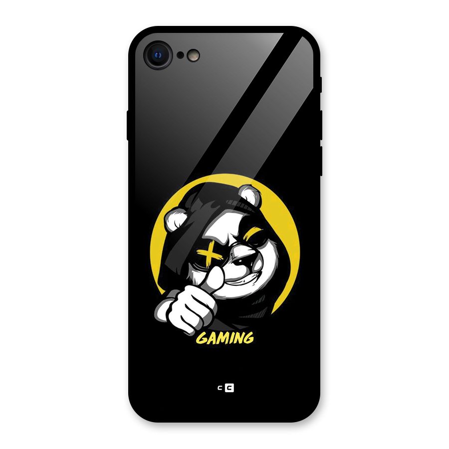 Gaming Panda Glass Back Case for iPhone SE 2022