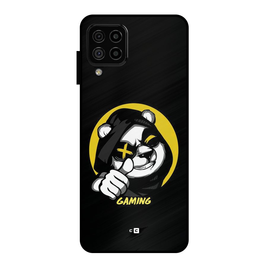 Gaming Panda Metal Back Case for Galaxy A22 4G