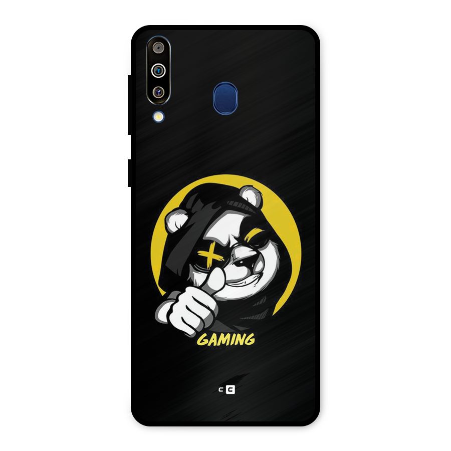 Gaming Panda Metal Back Case for Galaxy M30