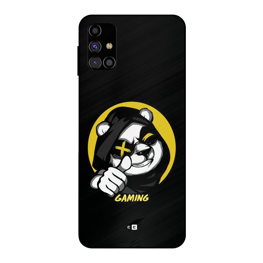 Gaming Panda Metal Back Case for Galaxy M31s