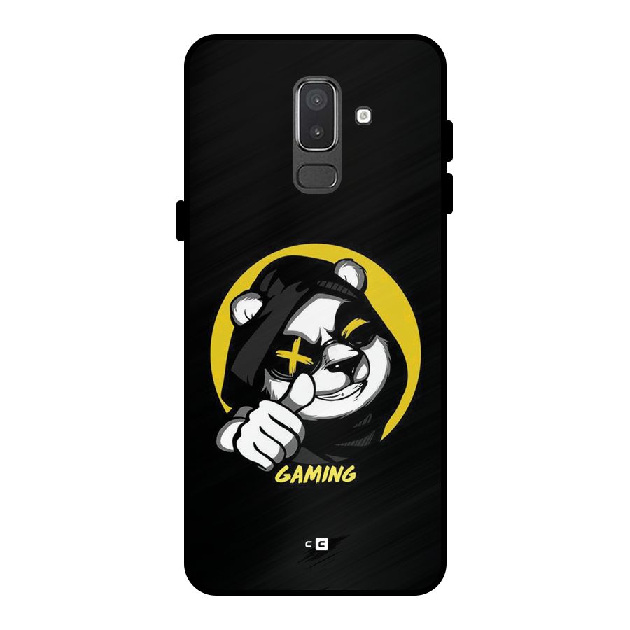 Gaming Panda Metal Back Case for Galaxy On8 (2018)