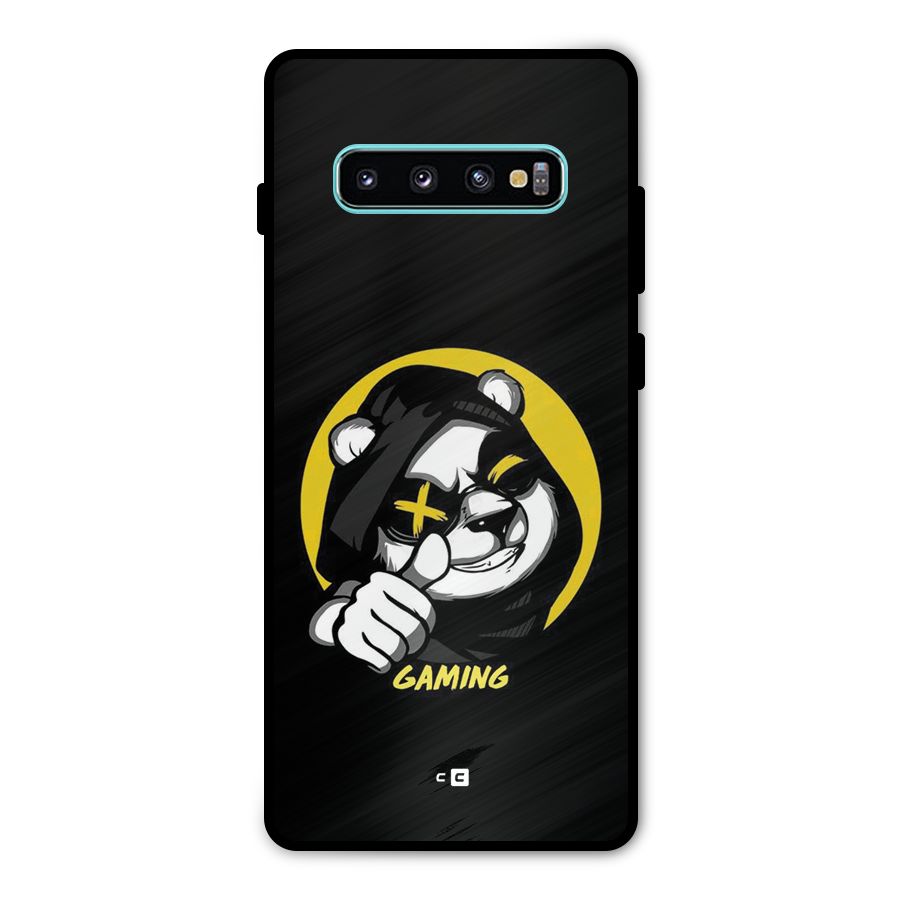 Gaming Panda Metal Back Case for Galaxy S10 Plus