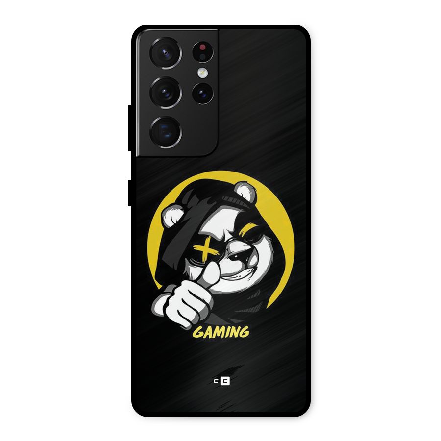 Gaming Panda Metal Back Case for Galaxy S21 Ultra 5G