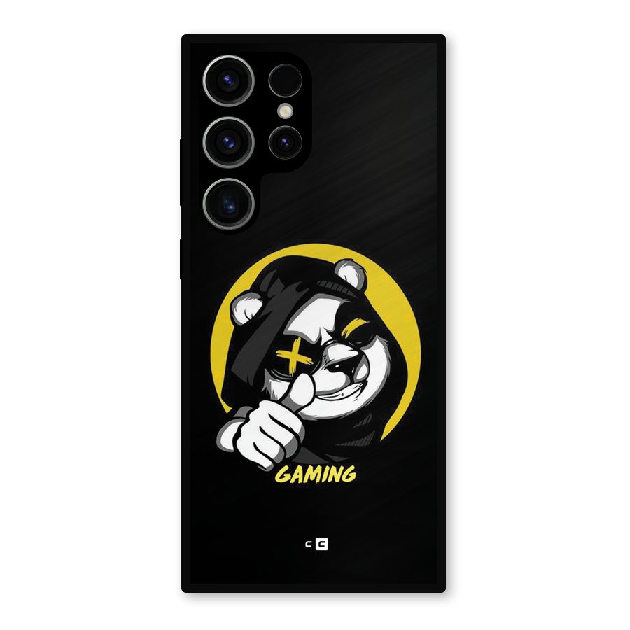 Gaming Panda Metal Back Case for Galaxy S23 Ultra