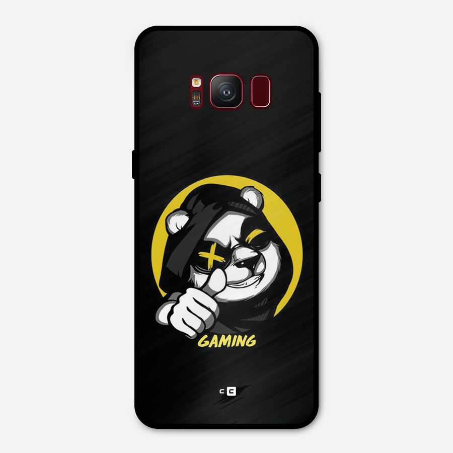 Gaming Panda Metal Back Case for Galaxy S8
