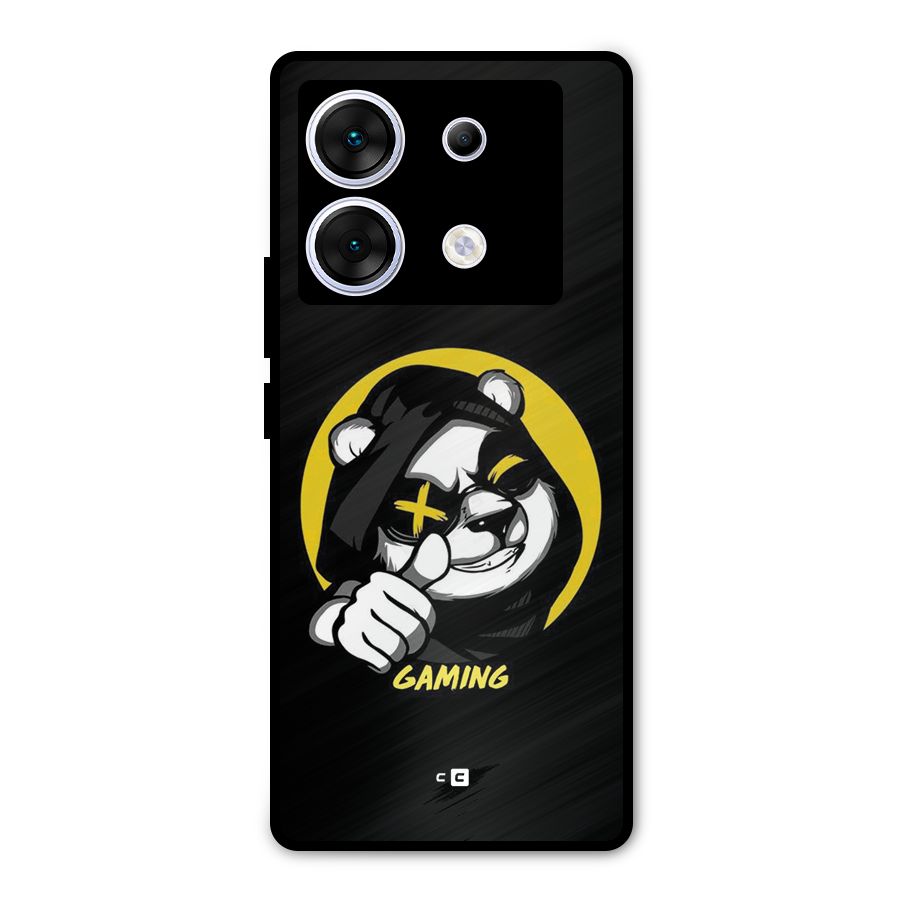 Gaming Panda Metal Back Case for Infinix Zero 30 5G