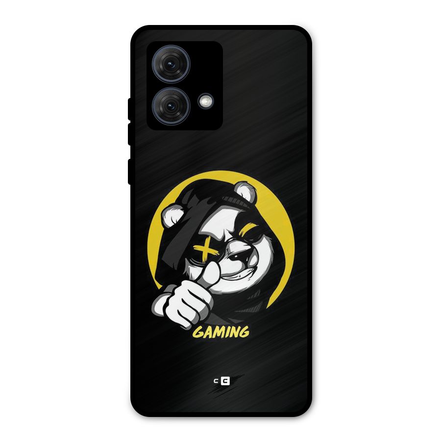 Gaming Panda Metal Back Case for Moto G84