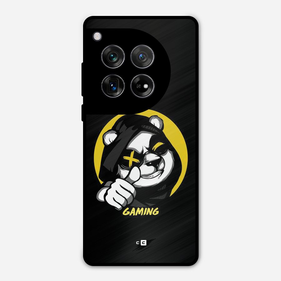 Gaming Panda Metal Back Case for OnePlus 12