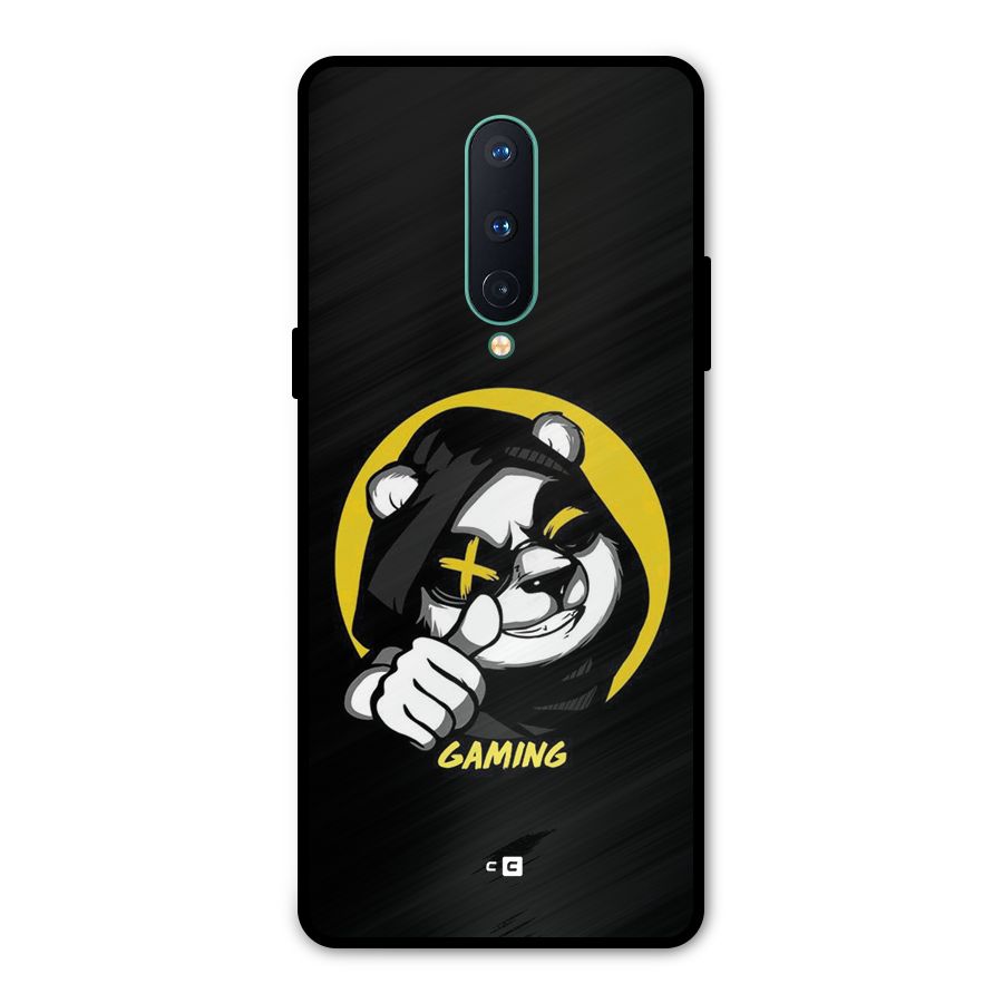 Gaming Panda Metal Back Case for OnePlus 8