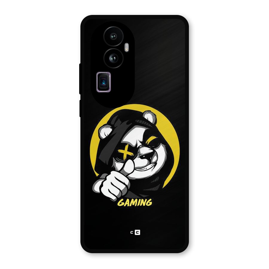 Gaming Panda Metal Back Case for Oppo Reno10 Pro Plus