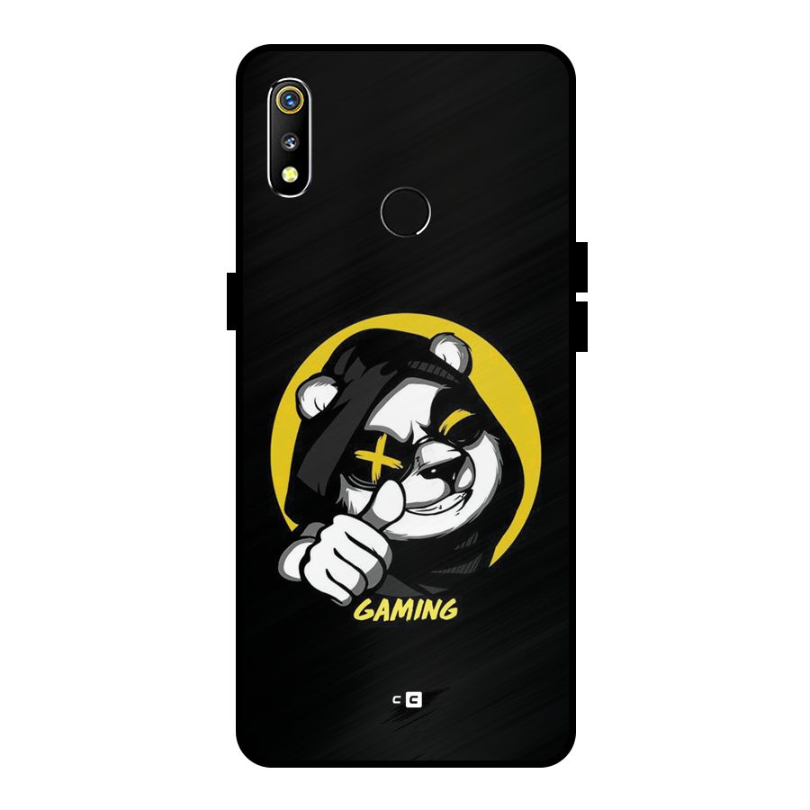 Gaming Panda Metal Back Case for Realme 3i