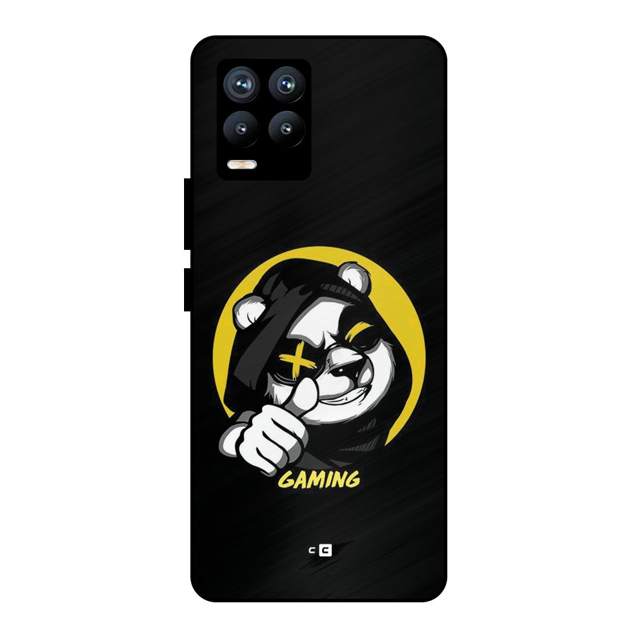 Gaming Panda Metal Back Case for Realme 8