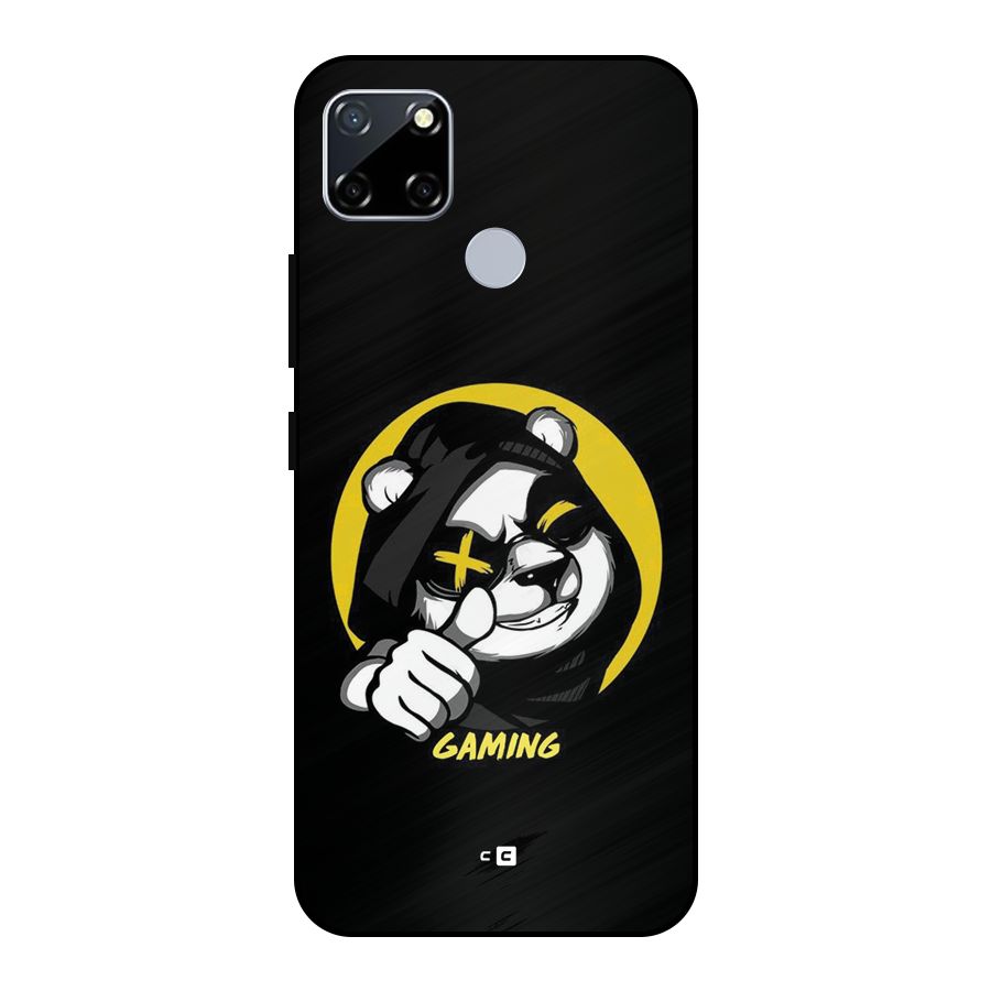 Gaming Panda Metal Back Case for Realme Narzo 20