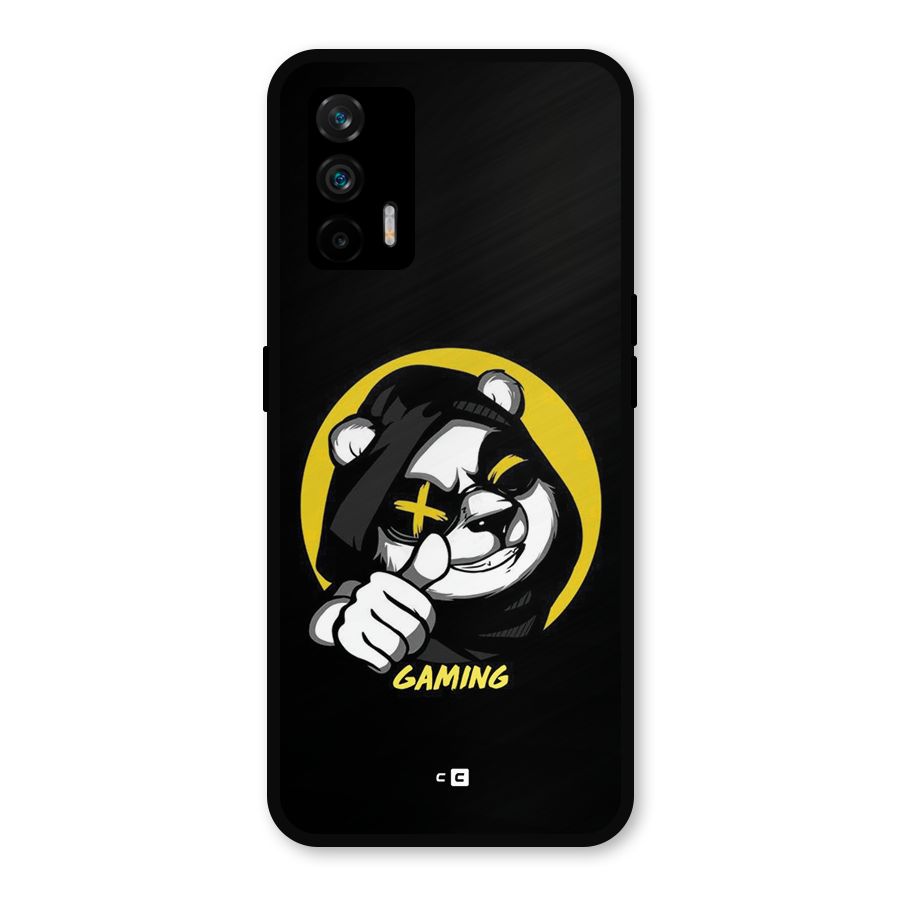 Gaming Panda Metal Back Case for Realme X7 Max