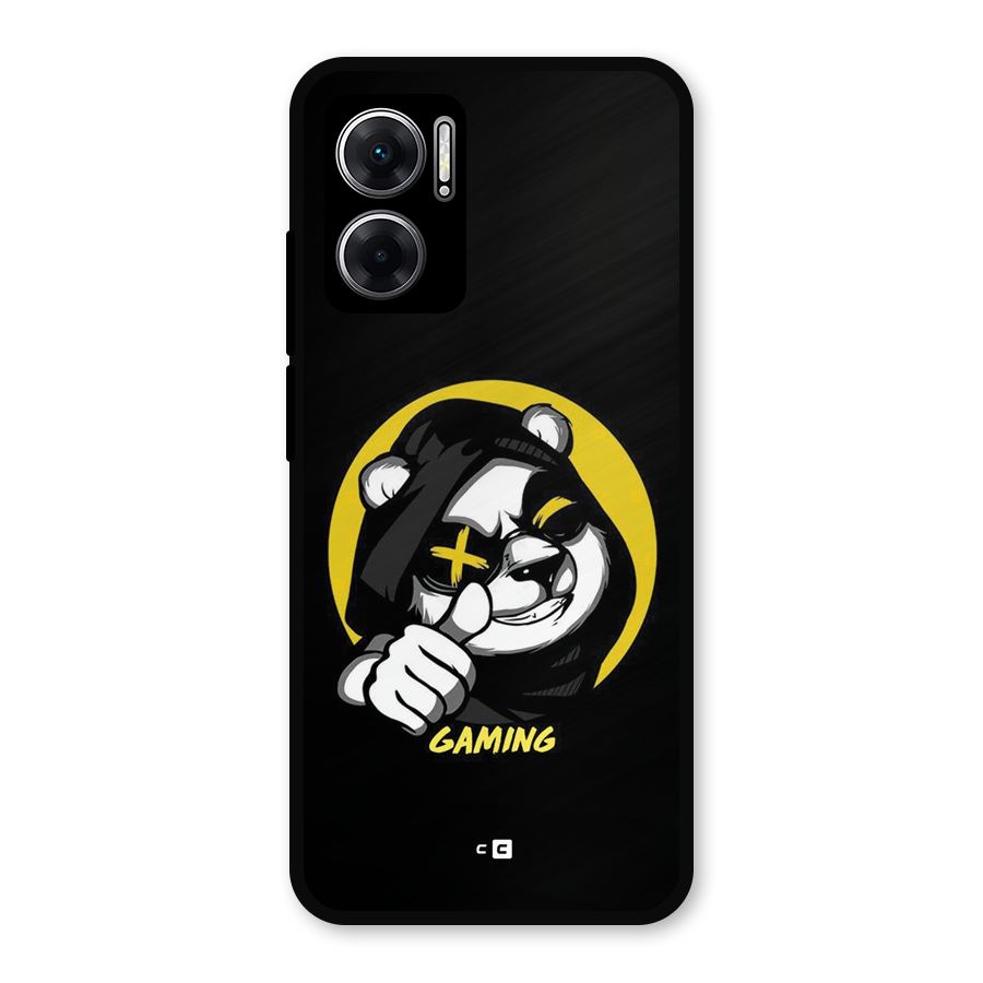 Gaming Panda Metal Back Case for Redmi 11 Prime 5G