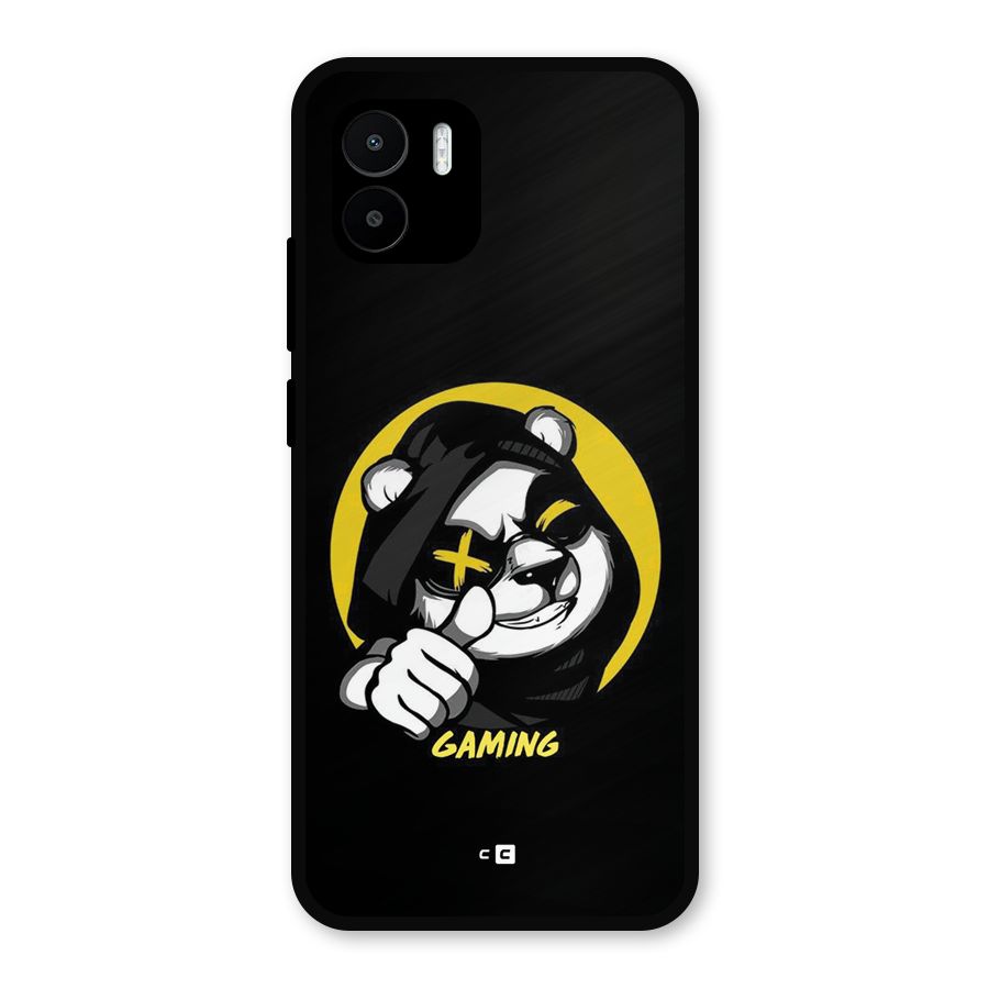 Gaming Panda Metal Back Case for Redmi A1