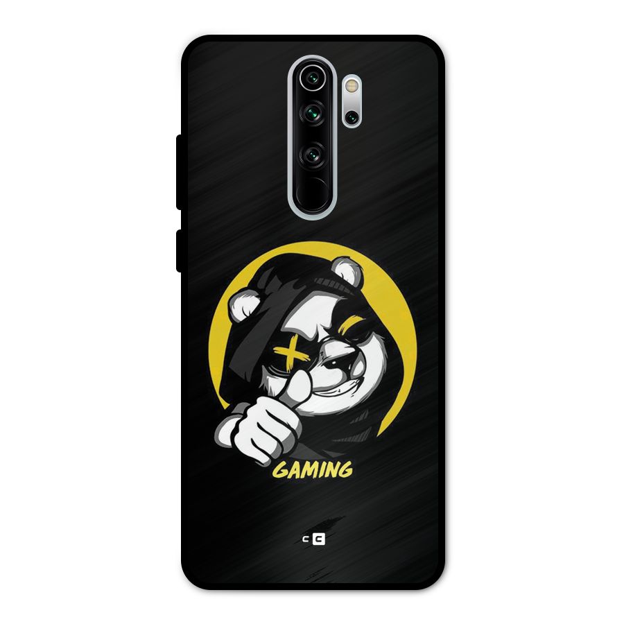 Gaming Panda Metal Back Case for Redmi Note 8 Pro