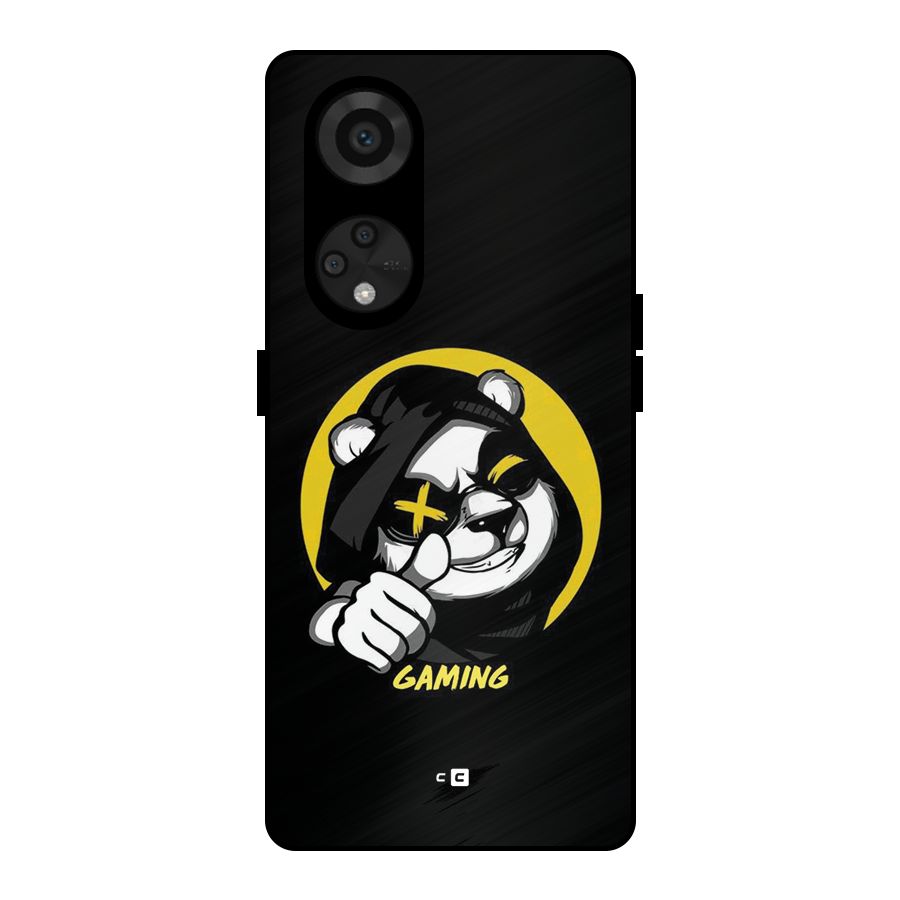 Gaming Panda Metal Back Case for Reno8 T 5G
