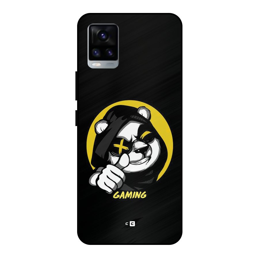 Gaming Panda Metal Back Case for Vivo V20