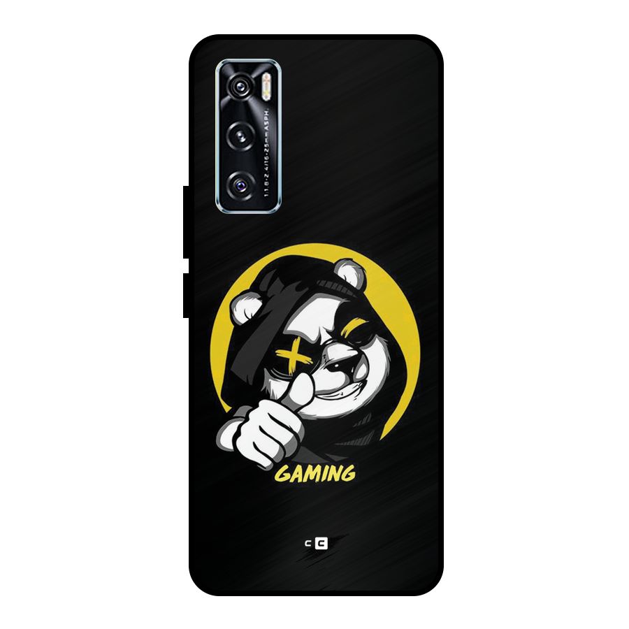 Gaming Panda Metal Back Case for Vivo V20 SE