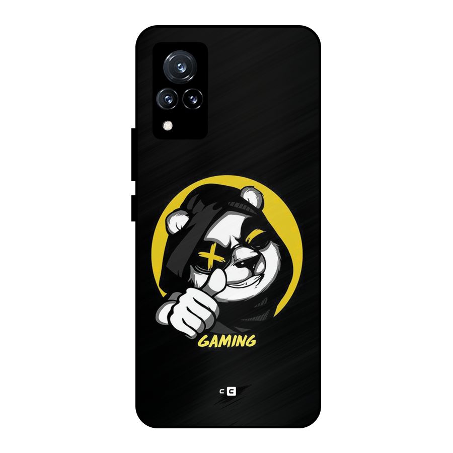 Gaming Panda Metal Back Case for Vivo V21 5G