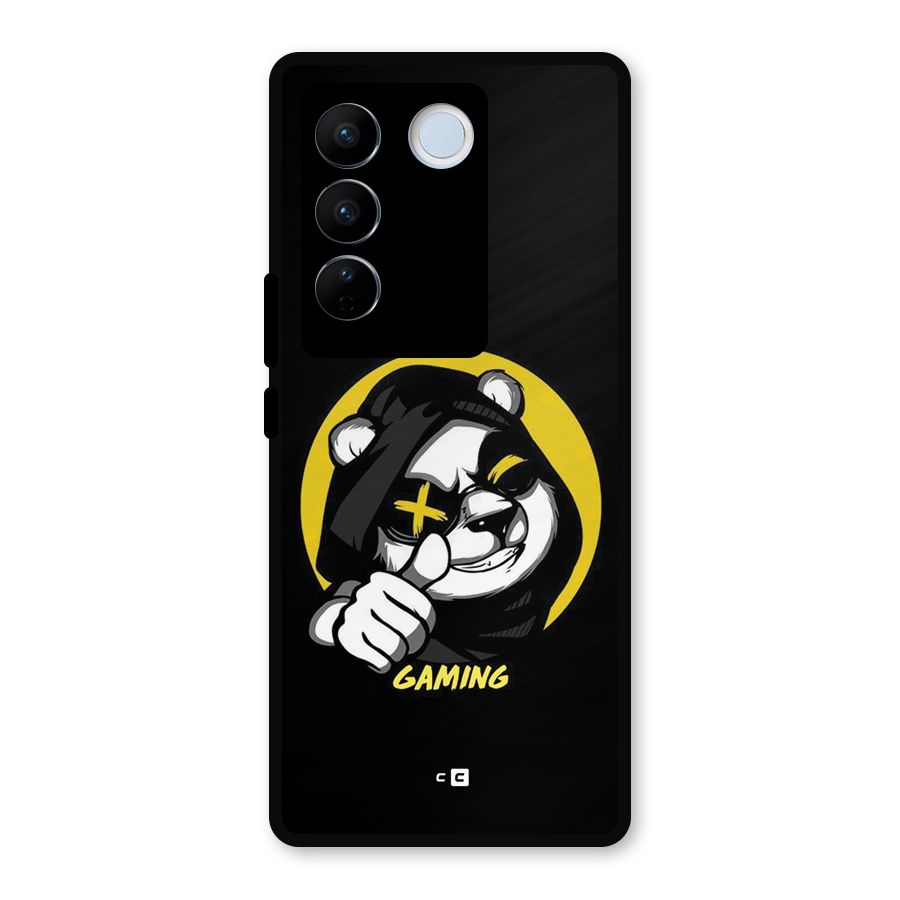 Gaming Panda Metal Back Case for Vivo V27
