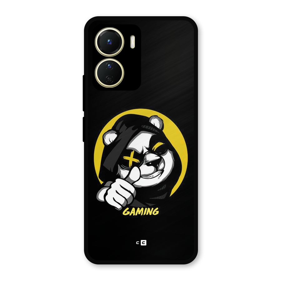 Gaming Panda Metal Back Case for Vivo Y16