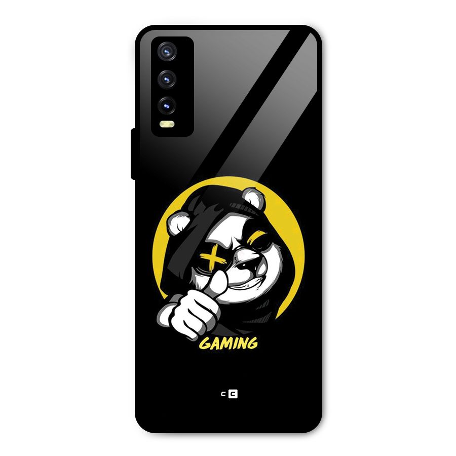 Gaming Panda Metal Back Case for Vivo Y20g