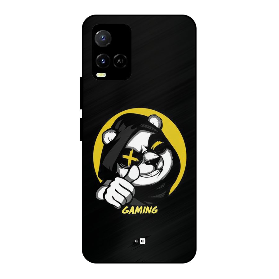 Gaming Panda Metal Back Case for Vivo Y21T