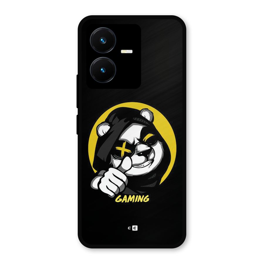 Gaming Panda Metal Back Case for Vivo Y22