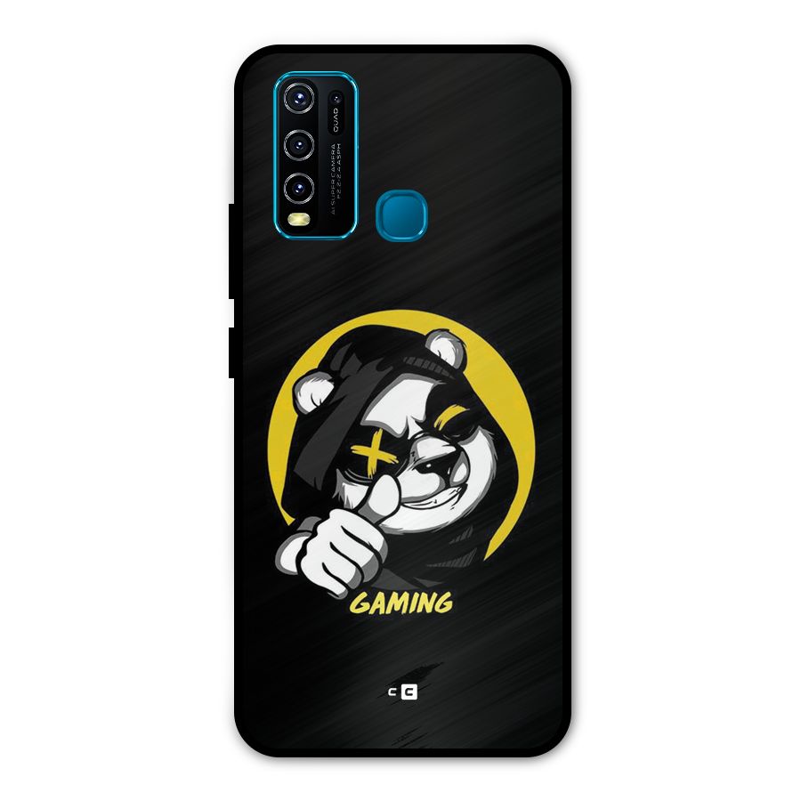 Gaming Panda Metal Back Case for Vivo Y30