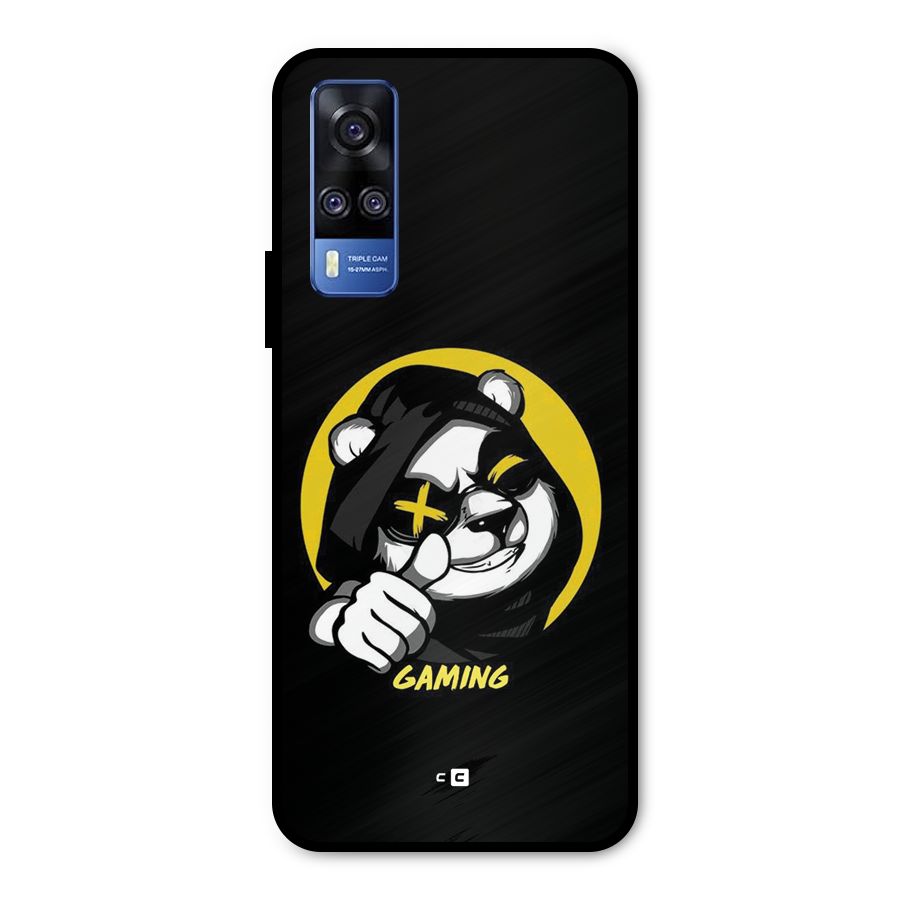 Gaming Panda Metal Back Case for Vivo Y51A
