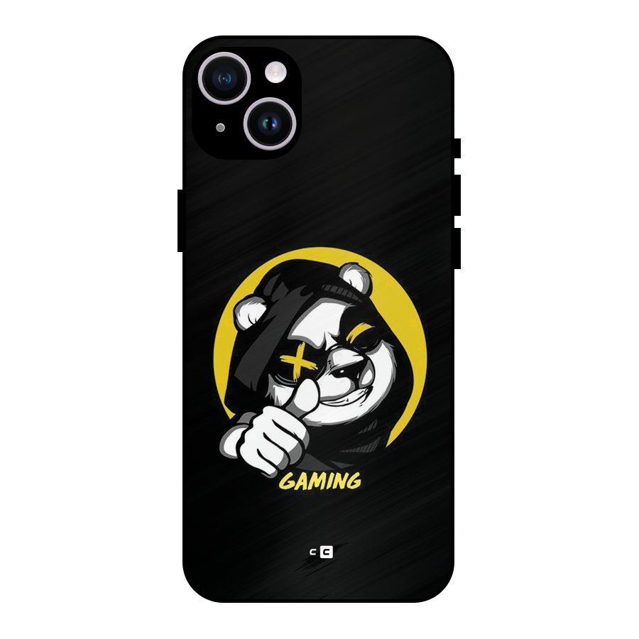 Gaming Panda Metal Back Case for iPhone 14 Plus