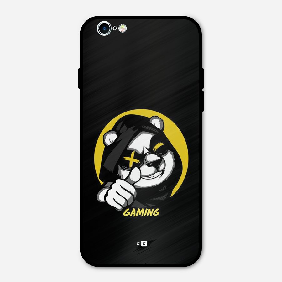 Gaming Panda Metal Back Case for iPhone 6 6s