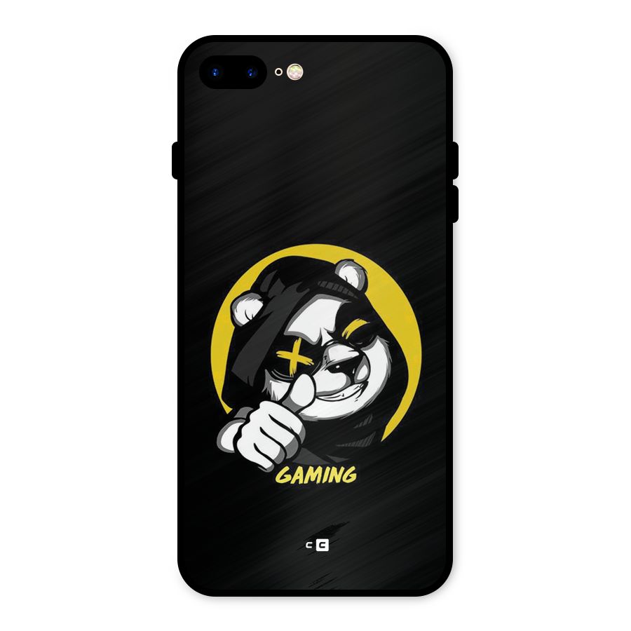 Gaming Panda Metal Back Case for iPhone 7 Plus