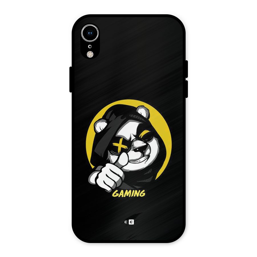Gaming Panda Metal Back Case for iPhone XR