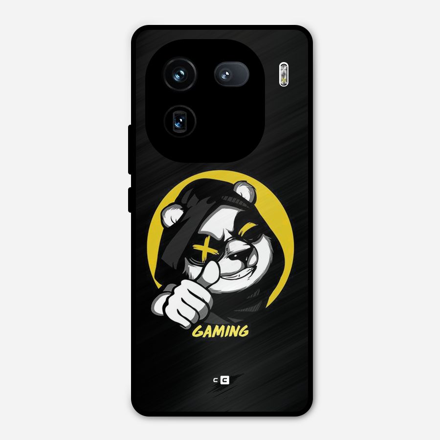 Gaming Panda Metal Back Case for iQOO 12