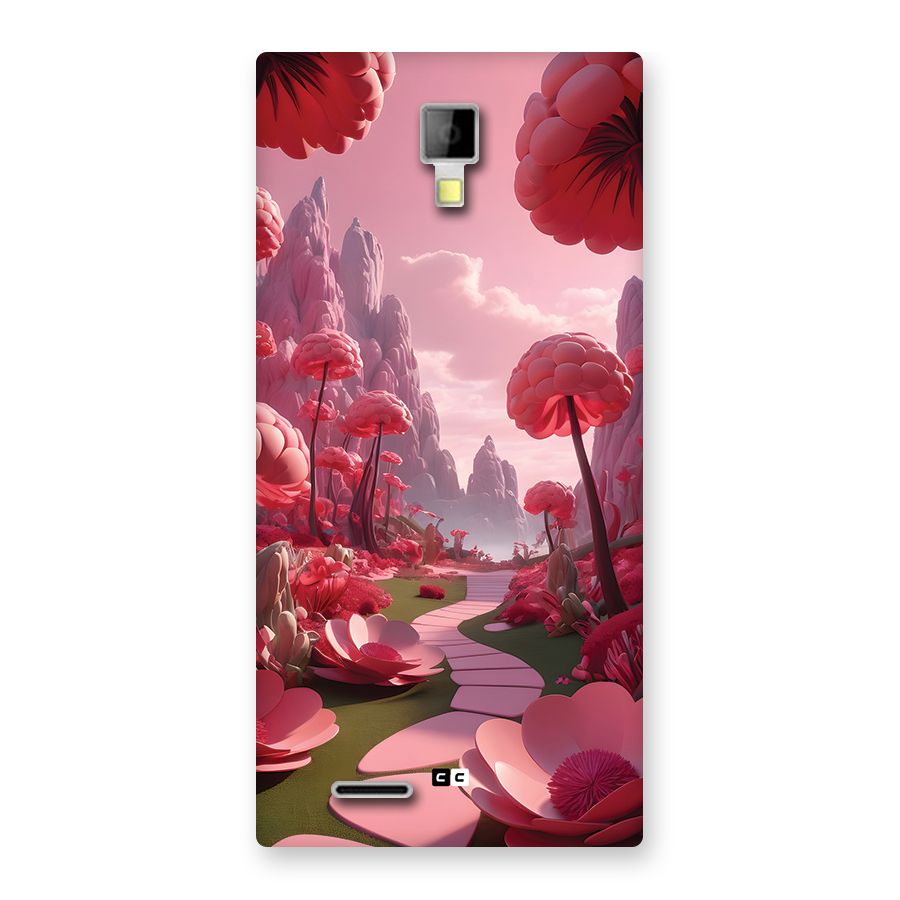 Garden Of Love Back Case for Canvas Xpress A99