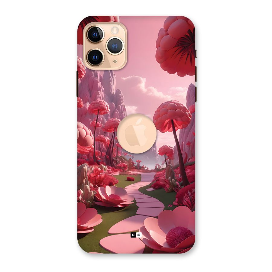 Garden Of Love Back Case for iPhone 11 Pro Max Logo Cut