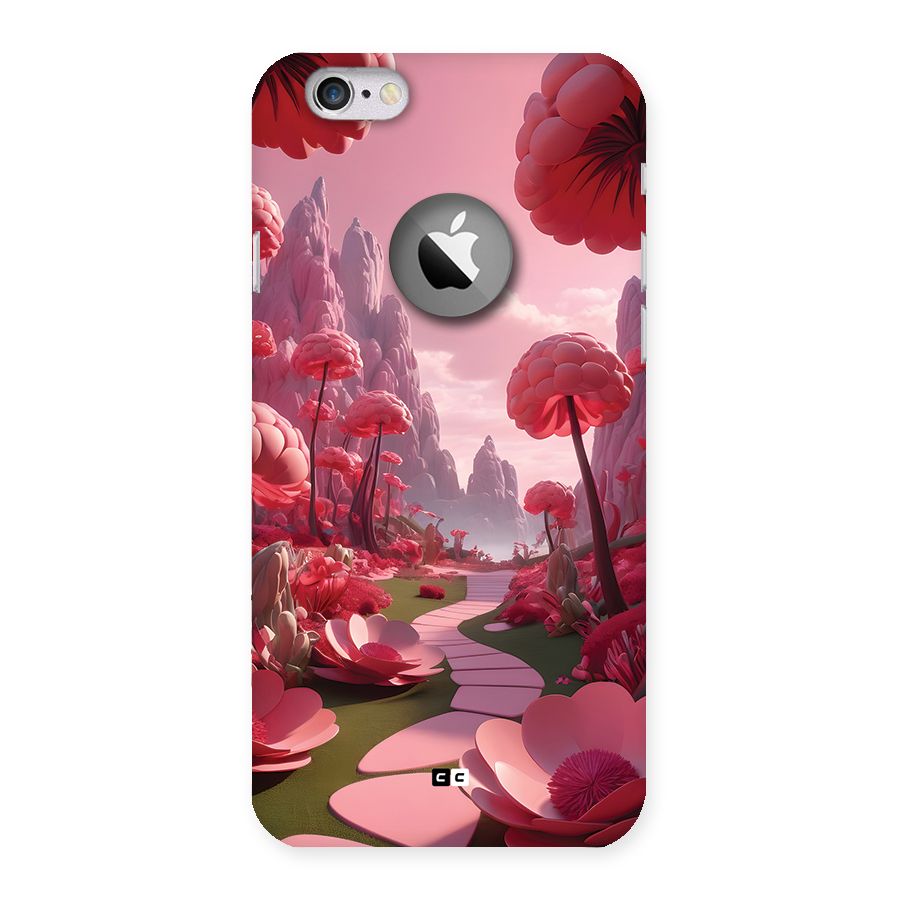 Garden Of Love Back Case for iPhone 6 Logo Cut