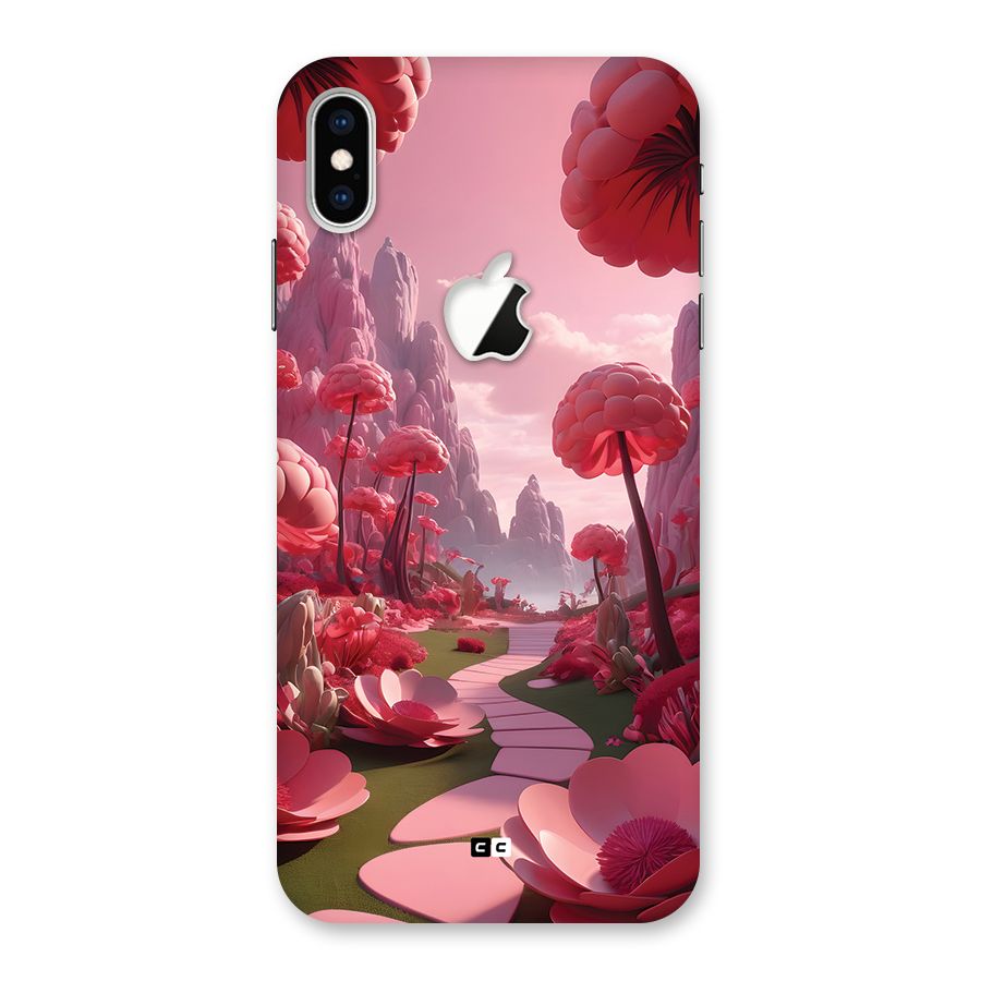 Garden Of Love Back Case for iPhone XS Max Apple Cut