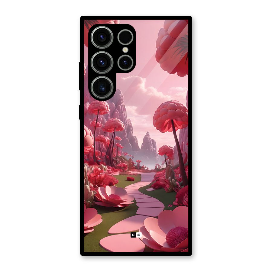 Garden Of Love Glass Back Case for Galaxy S23 Ultra