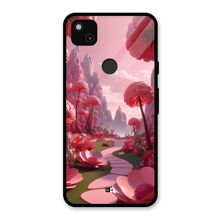 Garden Of Love Glass Back Case for Google Pixel 4a