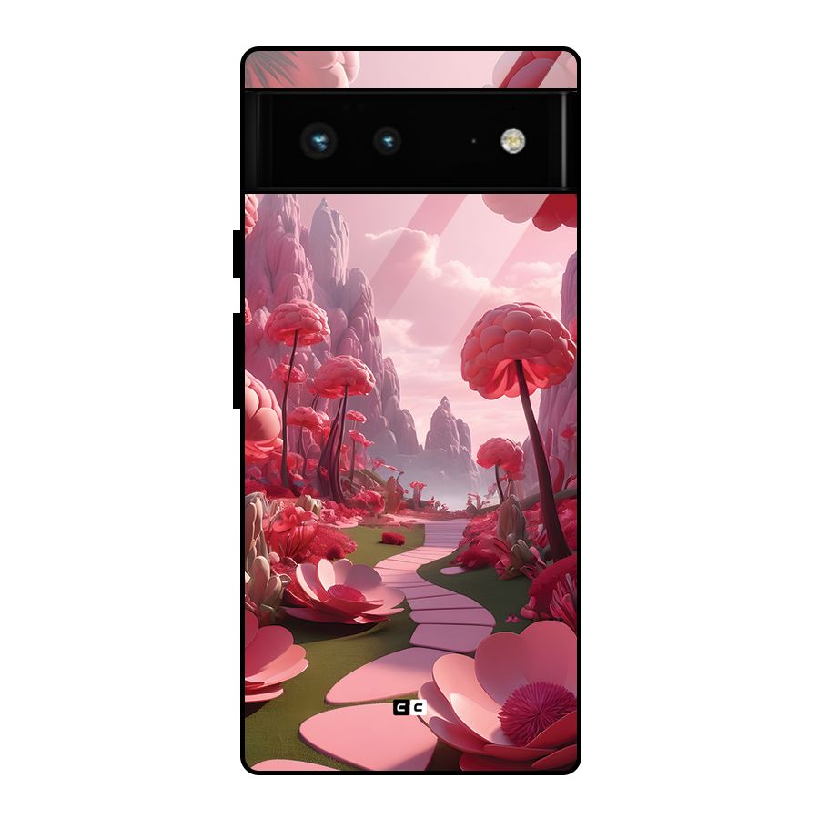 Garden Of Love Glass Back Case for Google Pixel 6