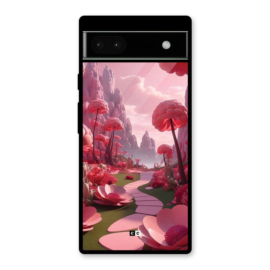 Garden Of Love Glass Back Case for Google Pixel 6a